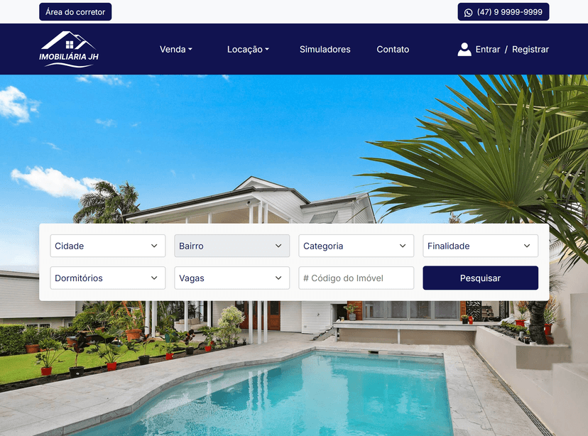 Sistema para Imobiliárias